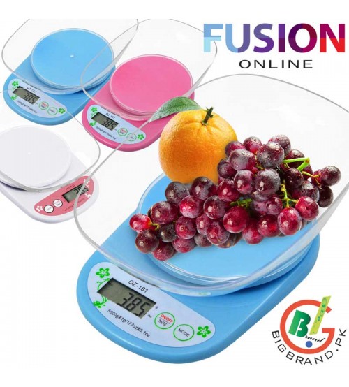 5KG Digital Kitchen Scale with Bowl